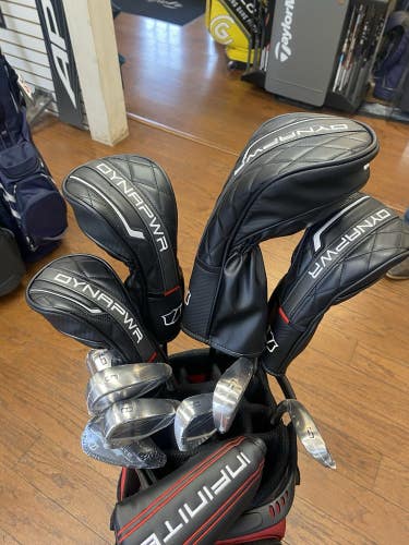 New Wilson 2025 Dynapwr Complete Set Irons Woods Putter 14 Way Stand Bag