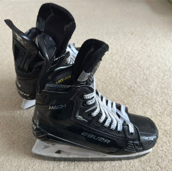 Bauer Supreme Mach Hockey Skates Size 4 Fit 1 w/Fly-Ti Steel