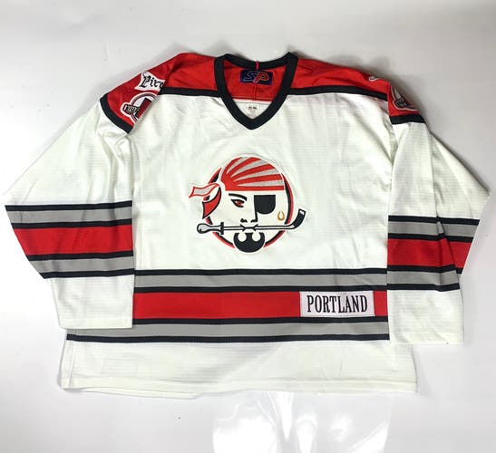 Portland Pirates White XL Jersey (New)