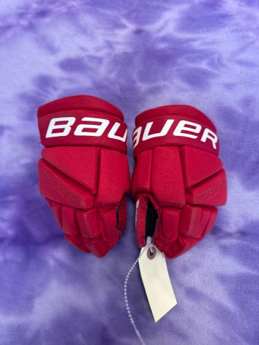 Red Bauer Bauer X Gloves 9" (Used)