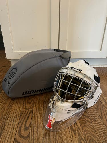 Junior Small Warrior R/F1 Goalie Mask (Used)