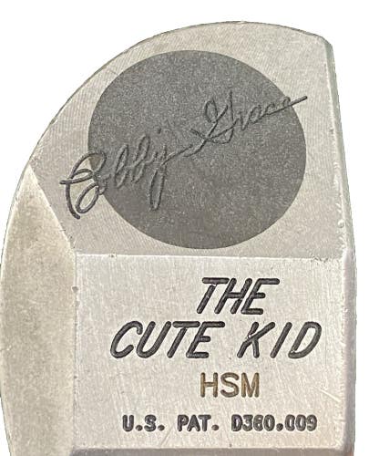 Bobby Grace The Cute Kid HSM Mallet Putter RH Steel 35.5" Label & Original Grip