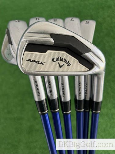 Callaway Apex Forged Iron Set 5-P / Callaway Golf Stiff Graphite