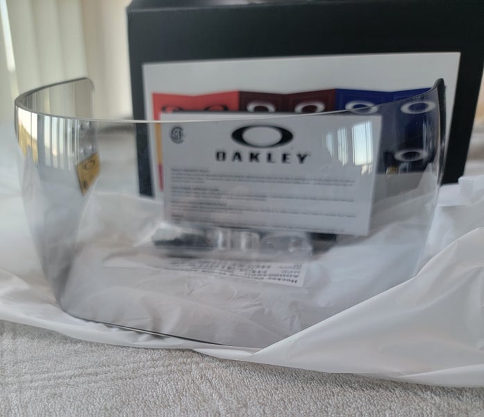 Used Oakley Tinted Grey Certified Hockey Visor Aviator Shield