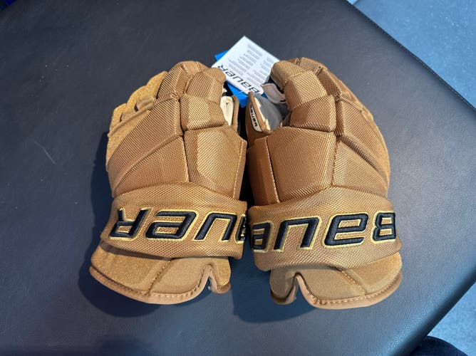 Bauer Vapor Pro Gloves Pro Stock (New) (Retro-Tan colourway)