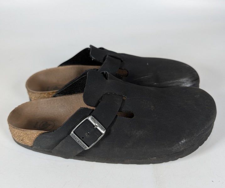 Birkenstock Boston Clogs Womens Vegan Leather Original Size: 39 / 8 Black