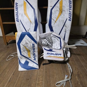 36" 2024 Bauer Hyperlite Regular Goalie Full Set Pro Stock (Used) worn by ukko-pekka luukkonen