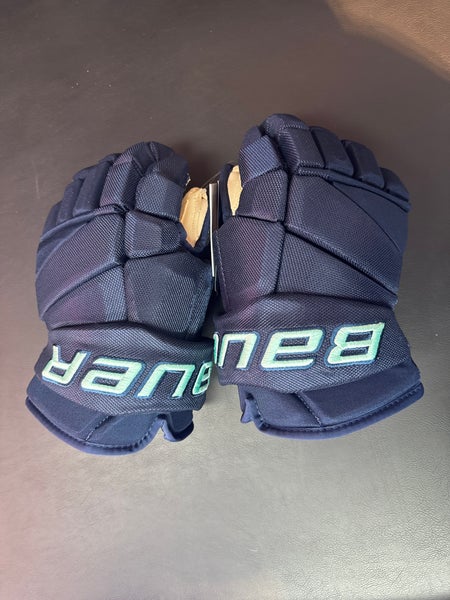 Bauer Vapor Pro Gloves Pro Stock (New) (Seattle Kraken colourway)