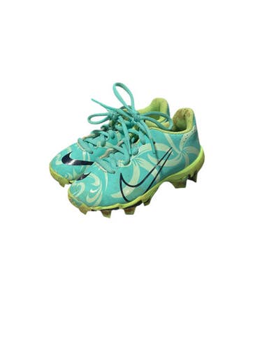 Used Nike BB CLEAT BB/SB Cleats Teal Youth 11.0 11834-S000043422
