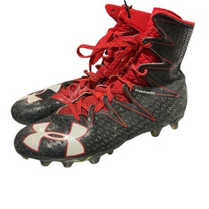 Used Under Armour Adult FB Cleats Black Senior 8.5 11834-S000043419