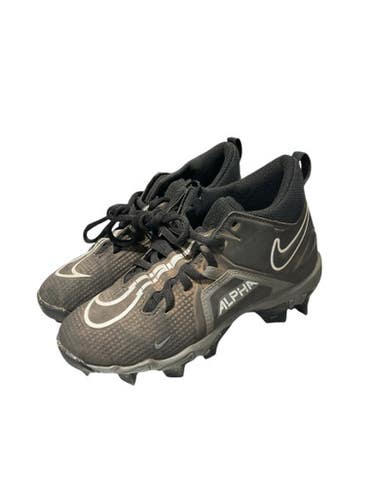 Used Nike ALPHA BB CLEAT BB/SB Cleats Black Junior 01.5 11834-S000043429