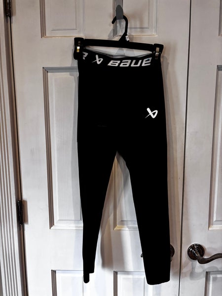 Black Medium Boys Bauer Compression (New)