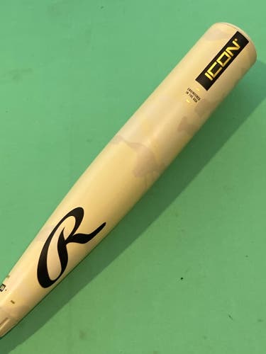 2025 Rawlings Icon Composite Bat BBCOR Certified (-3) Composite 29 oz 32" (Used)