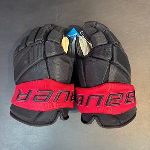 Bauer Vapor Pro Gloves Pro Stock (New) (BLK/RED  colourway)