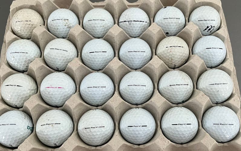 (24) TITLEIST Pro V1 Golf Balls 2 dozen used/recycled (lotV2)