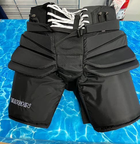 Black Senior XXL Vaughn Pro Custom Hockey Goalie Pants | -2” (New)