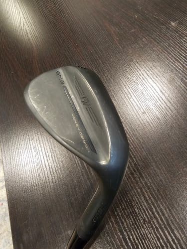 RIGHT HAND TITLEIST VOKEY SM9 JET BLACK SAND WEDGE 56-08M STEEL WEDGE FLEX