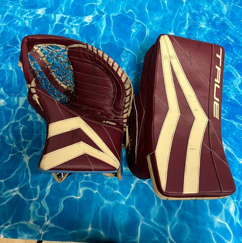 Senior True Catalyst PX3 Goalie Glove & Blocker Regular | Biehl Pro Stock (Used)