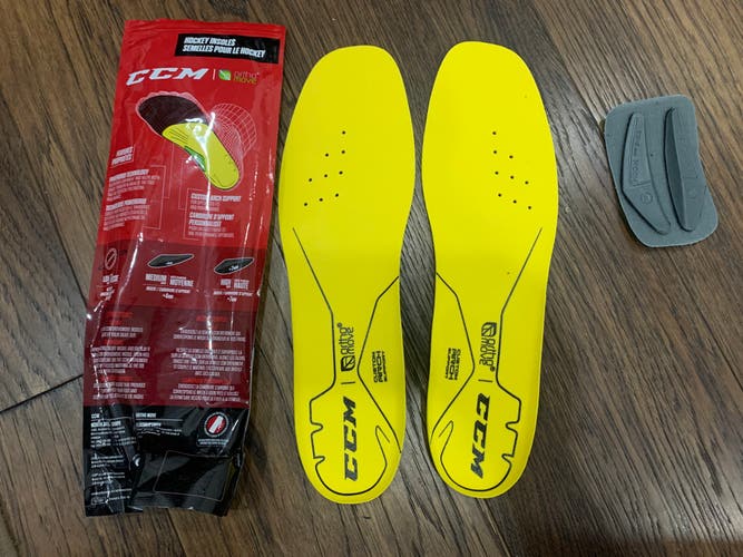 New CCM CUSTOM SUPPORT INSOLES SIZE 12-13 XXL…….
