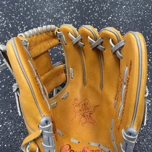 Used Rawlings PROR314-2T BB/SB Glove RH Throw Brown 11 1/2" 11849-S000034154