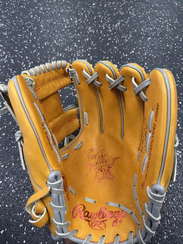 Used Rawlings PROR314-2T BB/SB Glove RH Throw Brown 11 1/2" 11849-S000034154