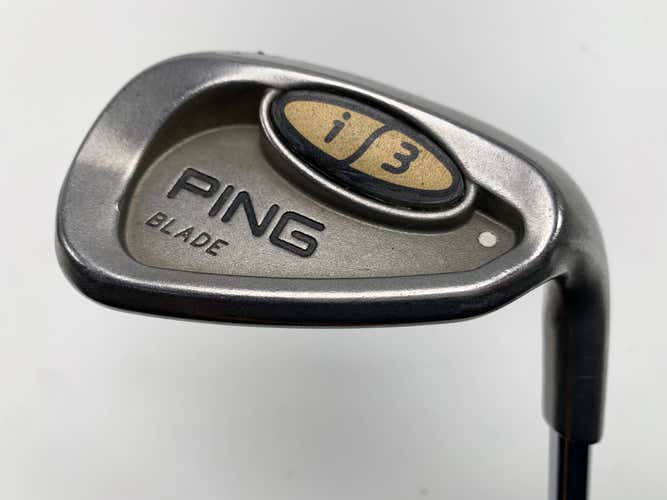 Ping i3 Blade Lob Wedge White Dot 3* Up Cushin JZ Stiff Steel RH Midsize Grip