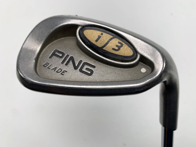 Ping i3 Blade Lob Wedge White Dot 3* Up Cushin JZ Stiff Steel RH Midsize Grip