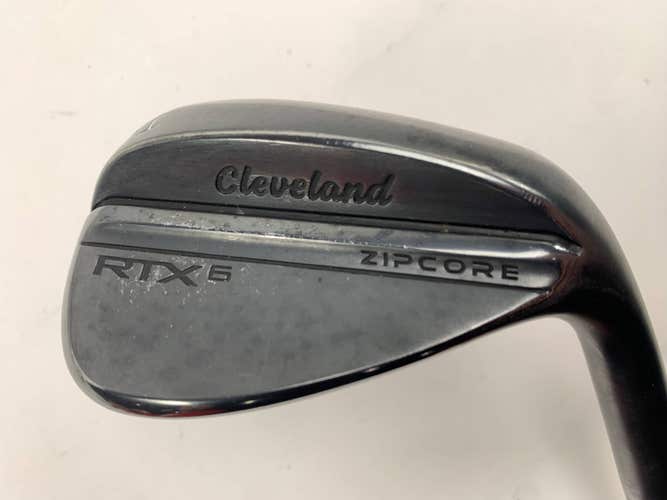 Cleveland RTX 6 ZipCore Black Satin Sand Wedge 54*10 DG Tour X100 XStiff RH