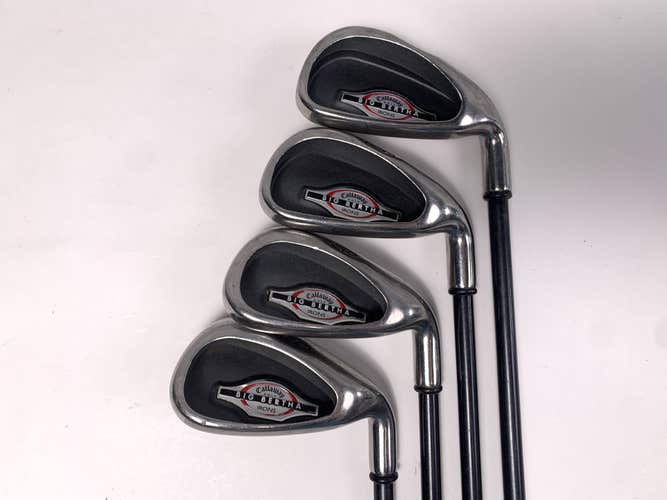 Callaway Big Bertha 2002 Iron Set 5-9 RCH 75i Light Graphite Mens RH No 7 iron