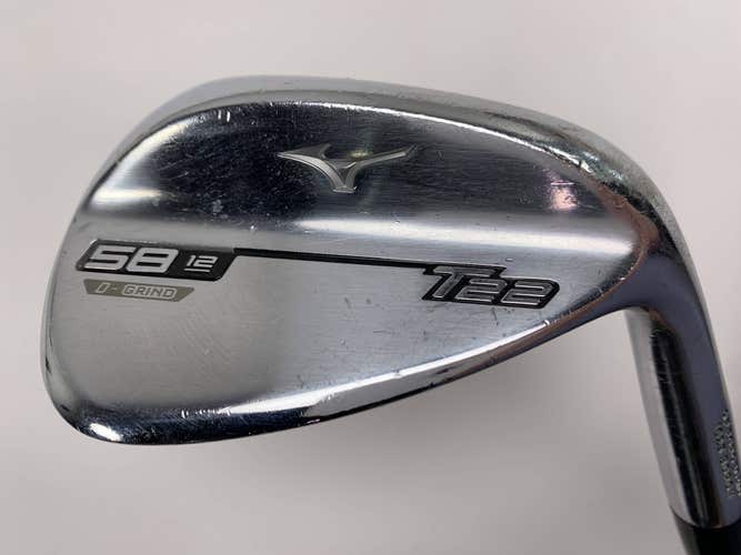 Mizuno T22 Satin Chrome Wedge 58* 12 Dynamic Gold S400 Tour Issue Wedge RH