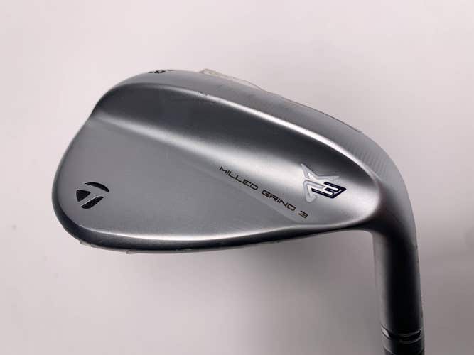 TaylorMade Milled Grind 3 Raw Chrome Wedge 58*11 Dynamic Gold S200 Tour Issue RH