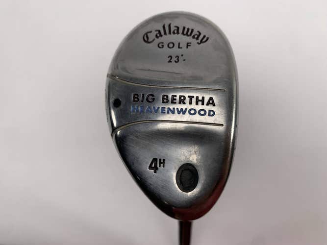 Callaway Big Bertha Heavenwood 4 Hybrid 23* Big Bertha Gems 55 Ladies RH