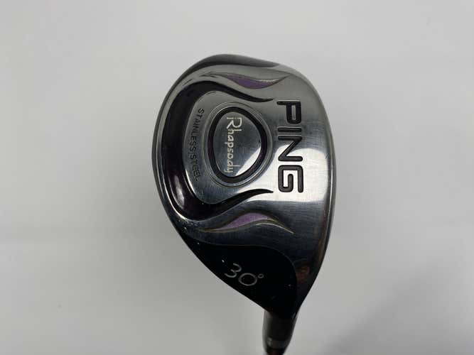 Ping Rhapsody 6 Hybrid 30* ULT 129 Ultra Light Ladies Graphite Womens RH