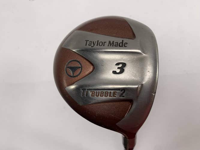 TaylorMade Ti Bubble 2 3 Fairway Wood 15* Bubble 2 80g Regular Graphite Mens RH
