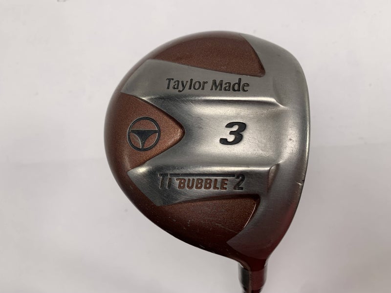 TaylorMade Ti Bubble 2 3 Fairway Wood 15* Bubble 2 80g Regular Graphite Mens RH