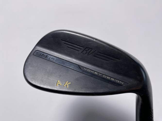 Titleist Vokey SM10 Jet Black Gap Wedge GW 52* 8 F-Grind Project X Wedge Mens RH