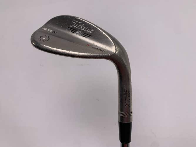 Titleist Vokey SM6 Steel Grey Lob Wedge LW 58* 12 Dynamic Gold S300 Stiff RH