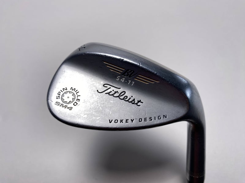 Titleist Vokey Spin Milled SM4 Chrome Sand Wedge SW 54* 11 DG S200 Wedge Mens RH