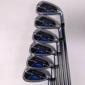 Callaway Big Bertha B21 Iron Set 6-PW+GW RCH 65 Senior Graphite Mens RH