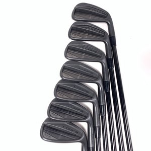 Cobra KING Tour Black 2025 Iron Set 4-PW KBS $-Taper 120 Stiff Steel Mens RH