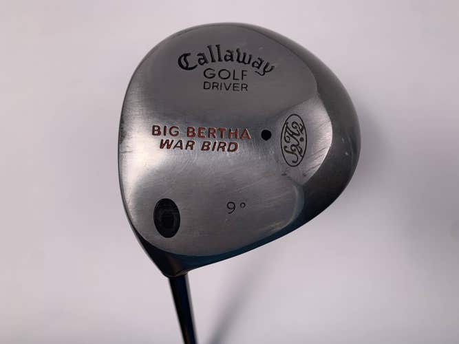 Callaway Big Bertha Warbird Driver 9* RCH 96 Firm Graphite Mens LH -1''