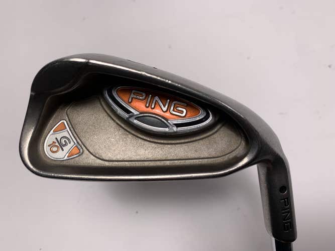 Ping G10 Single 6 Iron Black Dot AWT Regular Steel Mens RH Midsize Grip