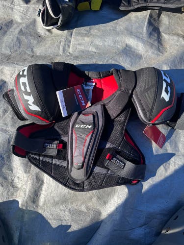 Men's Medium Junior CCM JetSpeed FT370 Shoulder Pads Pro Stock (New)