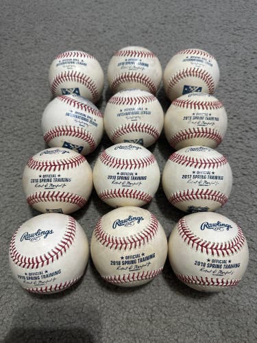 Rawlings Official Major League Baseballs 12 Pack (1 Dozen) (Used)