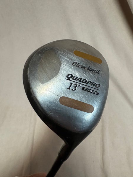 Men's Cleveland quadpro Right Handed Fairway Wood Regular Flex 3 Wood (Used)