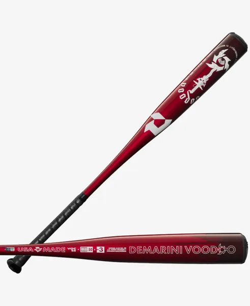 2025 DeMarini Voodoo One Alloy BBCOR Certified Bat (-3) 28 oz 31" (New)
