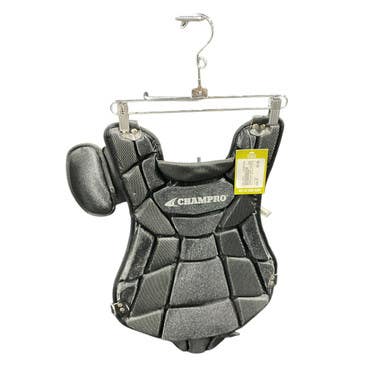 Used Champion Sports BLK CHEST PROTECTOR Catchers Chest Protector Black Junior 11834-S000016537