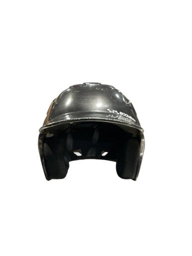 Used BoomBah BLK HELMET Batting Helmet w/Mask Black One Size 11834-S000028679