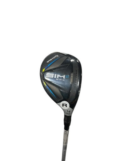 Used Taylormade SIM MAX 2 Mens Hybrid Club RH 4 Hybrid 11834-S000042534