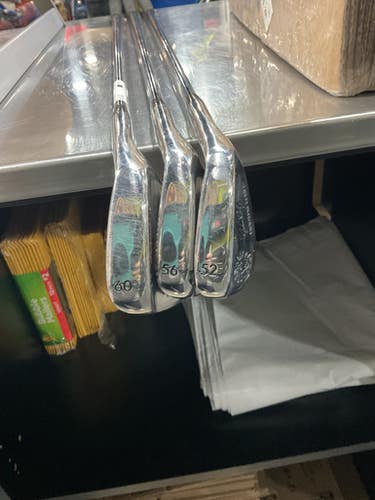 Used Warrior WEDGE SET 3PC Mens Package Set RH Grey 4 Piece 11834-S000043358